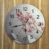 141 - 3D UV Flowers Wall Clock
