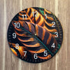 222 - 3D UV Leaves Wall Clock