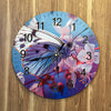 235 - 3D UV Butterfly Wall Clock