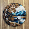 239 - 3D UV Landscape Wall Clock
