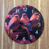 256 - 3D UV Birds Wall Clock