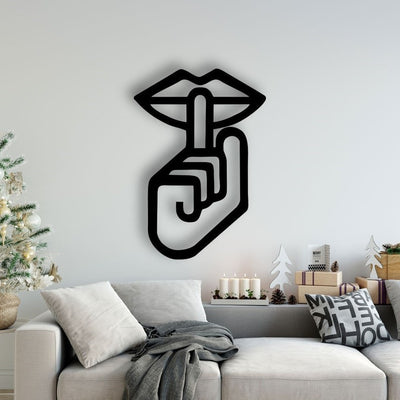 Silence Symbol Wall Hanging