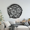 Flowers in Circle Wall Hanging