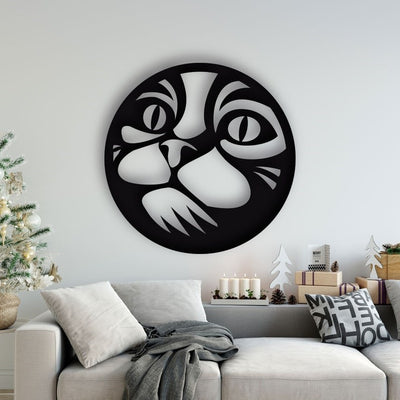 Cat Face Wall Hanging
