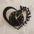 Butterfly Heart Clock