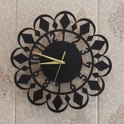 Crystal Flower Design Clock