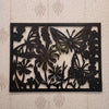 Butterfly Flowers Frame Wall Hanging
