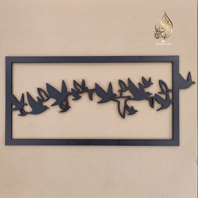 Birds in Frame Wall Hanging