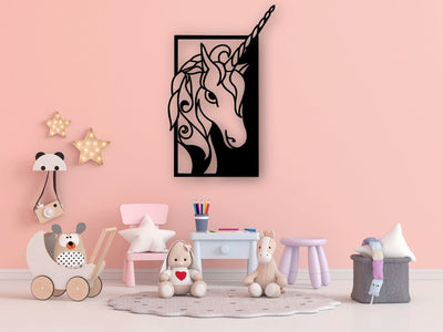 Unicorn Frame Wall Hanging