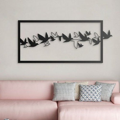 Birds in Frame Wall Hanging